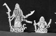 Reaper Miniatures Darkspawn Cultist & Minion 03438 Dark Heaven Unpainted Metal