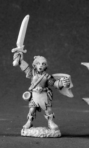 Reaper Miniatures Elliwyn Heatherlark, Gnome Bard #03441 Dark Heaven Legends