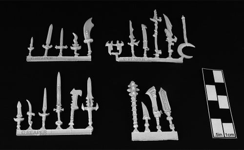 Reaper Miniatures Weapons Pack VI (21) 03447 Dark Heaven Legends Unpainted Metal