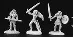Reaper Miniatures Female Barbarians (3 Pcs) #03448 Dark Heaven Unpainted Metal