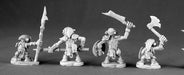 Reaper Miniatures Goblin Warriors (4 Pieces) #03462 Dark Heaven Unpainted Metal