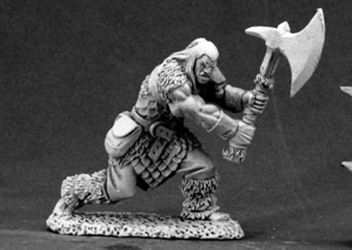 Reaper Miniatures Barbarian Hero #03468 Dark Heaven Legends Unpainted Metal