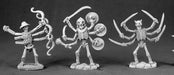 Reaper Miniatures Arachno Assassins (3 Pcs) #03481 Dark Heaven Unpainted Metal