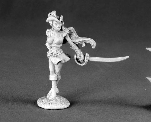 Reaper Miniatures Lauren Silversail Elf Pirate 03482 Dark Heaven Unpainted Mini