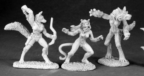Reaper Miniatures Lady Lycanthropes #03495 Dark Heaven Unpainted Metal