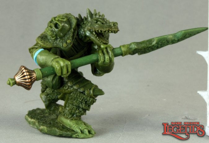 Unpainted Kriv Blackspear Dragonman Barbarian 03513 Dark Heaven