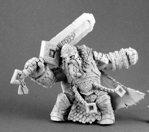 Reaper Miniatures Unpainted Skorg Ironskull, Fire Giant King #03519 Dark Heaven