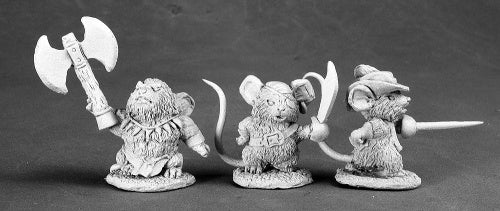 Reaper Miniatures Unpainted Mousling Pirate, Savage, Duelist #03522 Dark Heaven