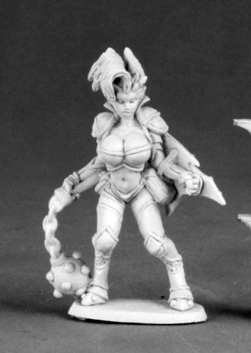 Reaper Miniatures Unpainted Twyla, Female Hellborn Warrior 03548 Dark Heaven