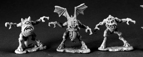 Reaper Miniatures Hordelings (3 Pieces) #03573 Dark Heaven Unpainted Metal