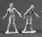 Reaper Miniatures George & Gracie, Zombies 2P 03598 Dark Heaven Unpainted Metal