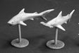 Reaper Miniatures Sharks! (2 Pieces) #03622 Dark Heaven Legends Unpainted Metal
