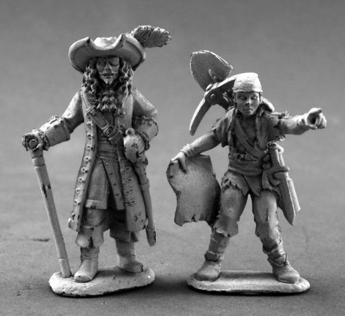 Reaper Miniatures Pirate Lord and Cabin Boy #03635 Dark Heaven Unpainted Metal