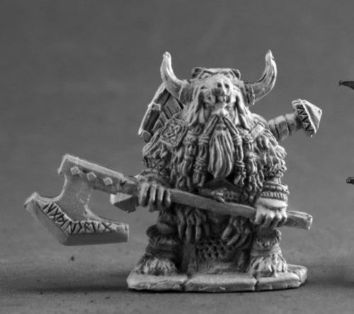 Reaper Miniatures Dwarf Bodyguard #03690 Dark Heaven Legends Unpainted Metal