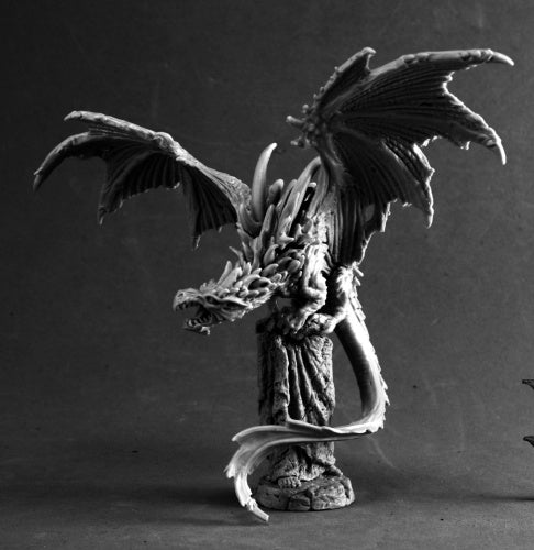 Reaper Miniatures Temple Dragon #03720 Dark Heaven Legends Unpainted Mini Figure