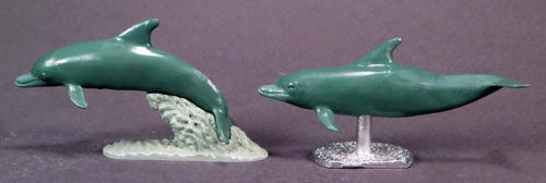 Reaper Miniatures Dolphins (2) #03726 Dark Heaven Legends Unpainted Mini Figure