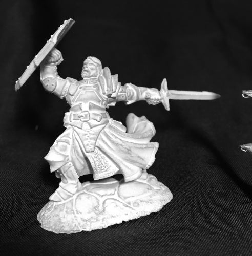 Reaper Miniatures Sir Rathan Kranzhel Human Fighter #03733 Dark Heaven Legends