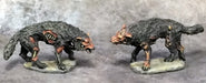 Reaper Miniatures Dread Wolves (2) #03736 Dark Heaven Legends Unpainted Figure