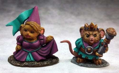 Reaper Miniatures Mousling King & Princess #03740 Dark Heaven Legends Unpainted