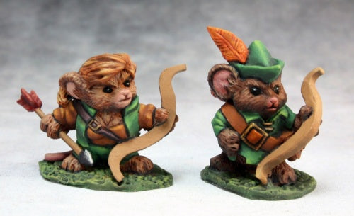 Reaper Miniatures Mousling Ranger & Yeoman #03743 Dark Heaven Legends Unpainted