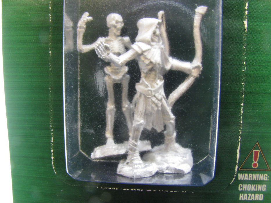 Reaper Miniatures Skeleton Archers (2) #03755 Dark Heaven Legends Unpainted Mini