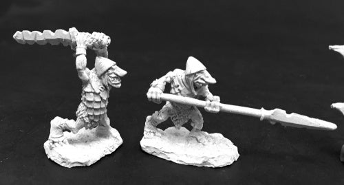 Reaper Miniatures Cave Goblin Breakers (2) #03778 Dark Heaven Legends Unpainted