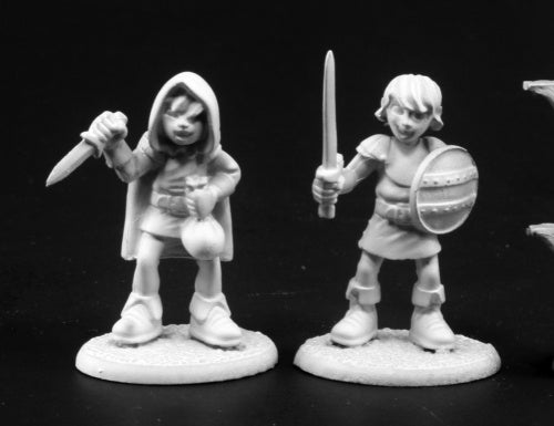 Reaper Miniatures Adventuring Kids #2 (2) #03783 Dark Heaven Legends Unpainted