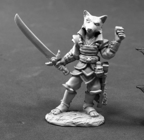 Reaper Miniatures Kogo, Male Kitsune #03801 Dark Heaven Unpainted Metal Figure