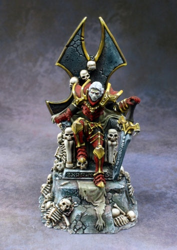 Dragoth the Defiler Undead Lord on Throne 03807 Unpainted Metal