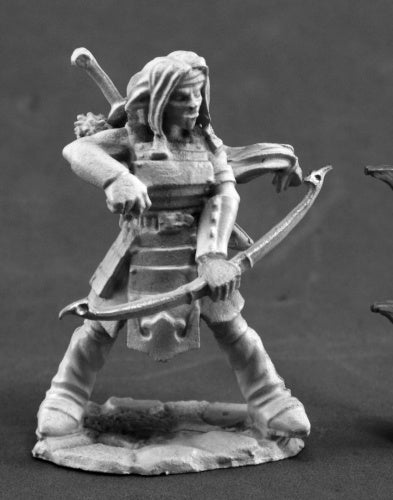 Reaper Miniatures Female Hobgoblin Archer 03813 Dark Heaven Unpainted Metal Mini