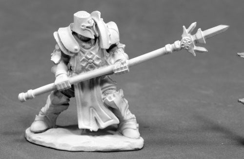 Reaper Miniatures Crusader Defender with Spear 03832 Dark Heaven Unpainted Metal