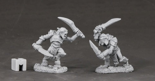Reaper Miniatures Armored Goblin Swordsmen #03851 Dark Heaven Unpainted Metal