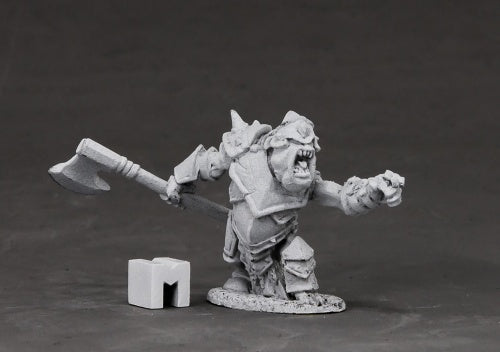 Reaper Miniatures Armored Goblin Boss #03852 Dark Heaven Unpainted Metal