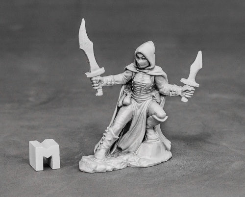 Reaper Miniatures Serena, Dreadmere Rogue #03873 Dark Heaven Unpainted Metal