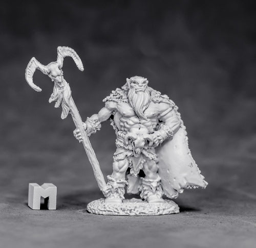 Reaper Miniatures Gon'Tarr, Orc Shaman #03879 Unpainted Metal Mini Figure