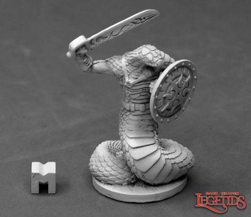 Reaper Miniatures Nagendra Warrior (Sword & Shield) 03896 Unpainted Metal Figure