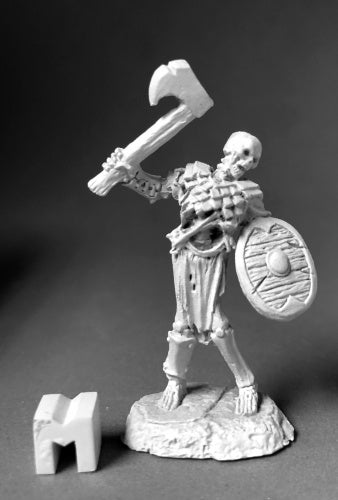 Reaper Miniatures Bog Skeleton (Axe & Shield) #03901 DHL Unpainted Metal Figure