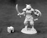 Reaper Miniatures Steelclaw, Catfolk Paladin #03928 Dark Heaven Unpainted Metal
