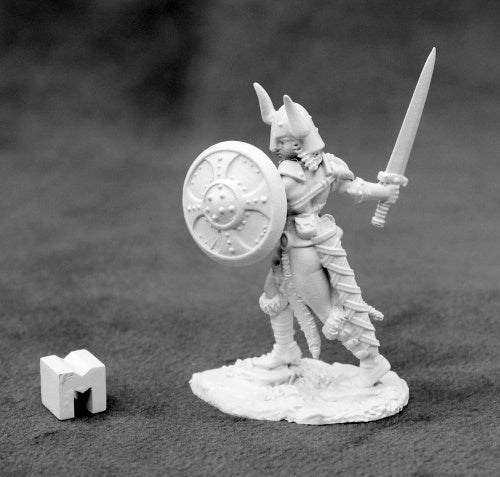 Reaper Miniatures Alena Frostblade, Female Barbarian #03931 Unpainted Metal