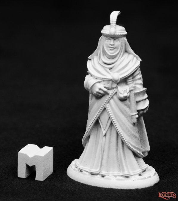 Reaper Miniatures Townsfolk Noblewoman #03955 Dark Heaven Unpainted Metal