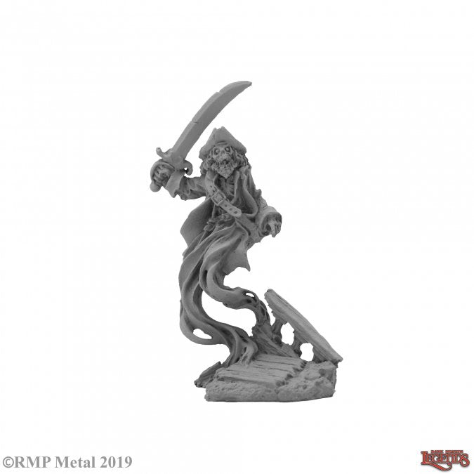 Reaper Miniatures Ghost Pirate Captain #03967 Unpainted Metal Figure
