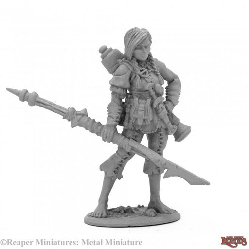 Reaper Miniatures ReaperCon Iconic River Widows Gunner 03971 Dark Heaven Metal
