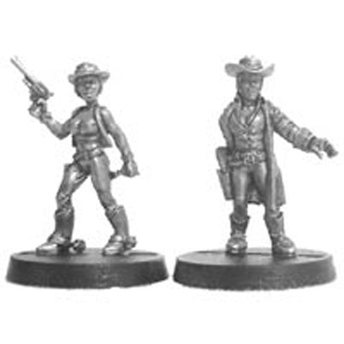 Lady Gunfighters (2) #04-102 Classic Ral Partha Fantasy RPG Metal Figure