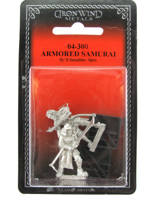 Armored Samurai (2) #04-300 Classic Ral Partha Fantasy RPG Metal Figure