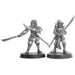 Armored Samurai (2) #04-300 Classic Ral Partha Fantasy RPG Metal Figure