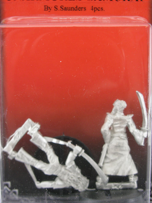 Unarmored Samurai (2) #04-301 Classic Ral Partha Fantasy RPG Metal Figure