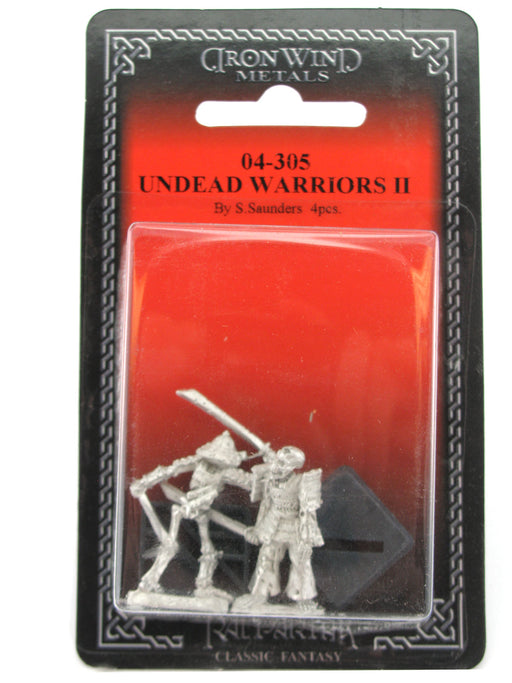 Undead Warriors II (2) #04-305 Classic Ral Partha Fantasy RPG Metal Figure