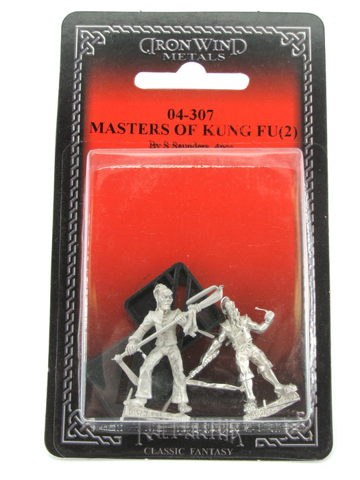 Masters of Kung Fu (2) #04-307 Classic Ral Partha Fantasy RPG Metal Figure