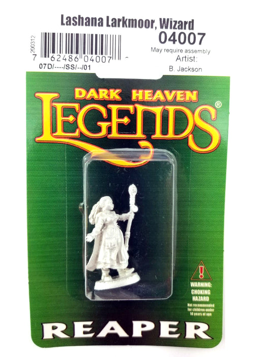 Reaper Miniatures Lashana Larkmoor, Wizard #04007 Unpainted Metal Figure