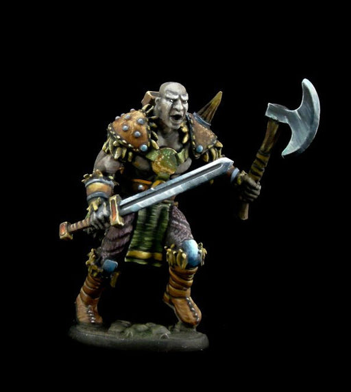 Reaper Miniatures Maskarr Stoneskin, Half-Giant Warrior #04011 Unpainted Metal